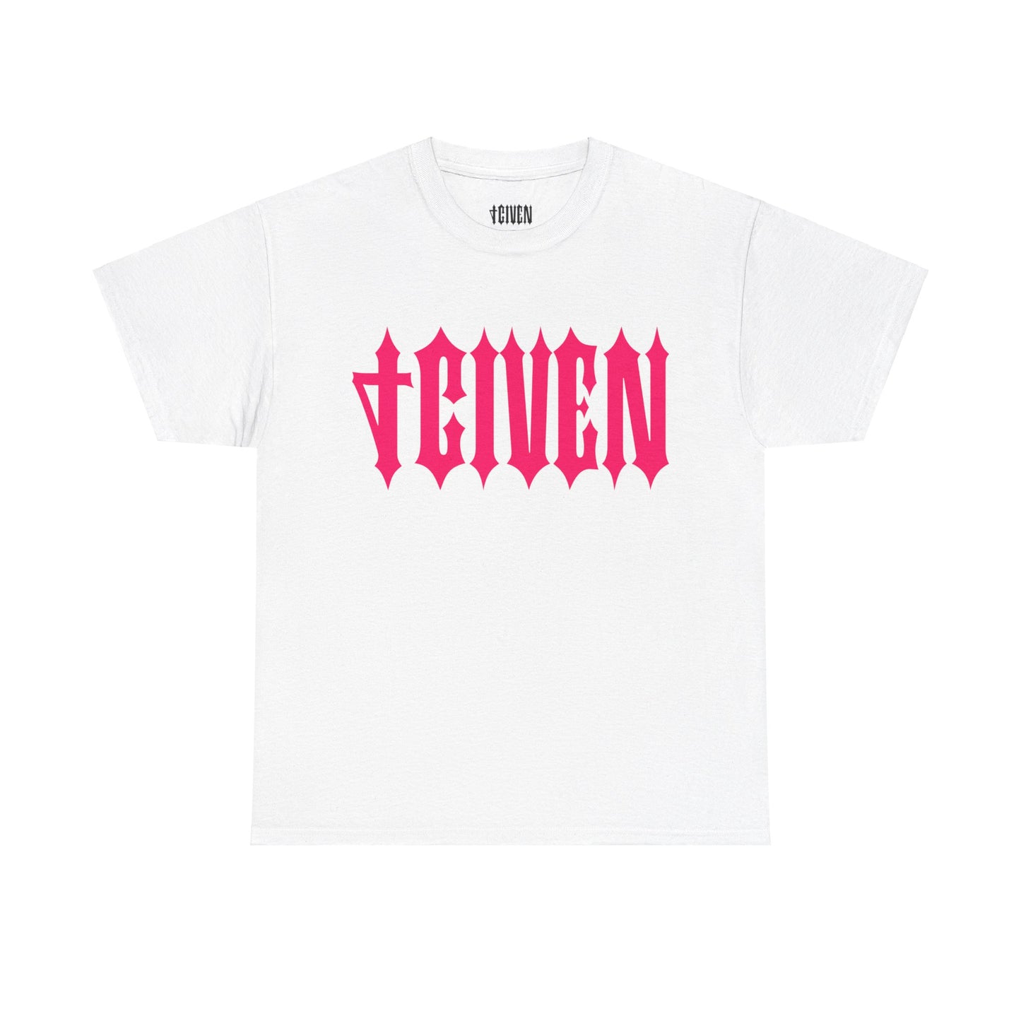 "4GIVEN" LOGO TEE (RASPBERRY)