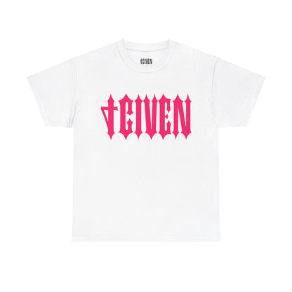 "4GIVEN" LOGO TEE (RASPBERRY)