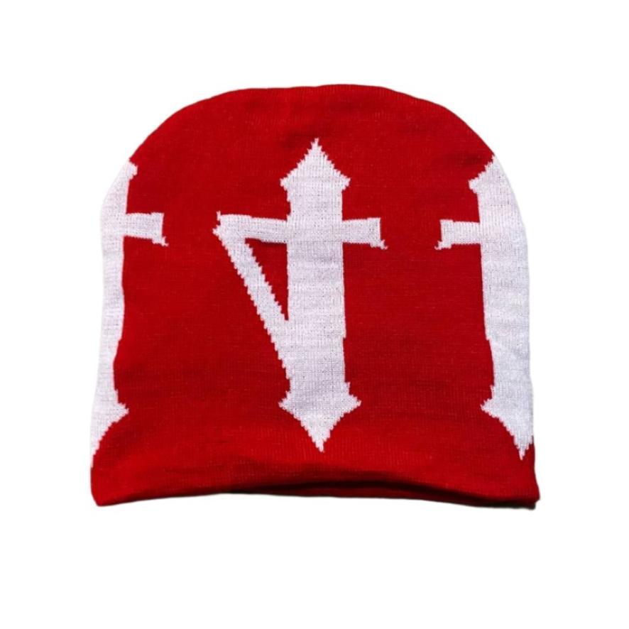 “4GIVEN” SATIN-LINED BEANIE (RUBY)