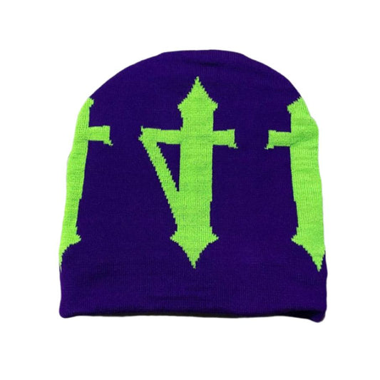 “4GIVEN” SATIN-LINED BEANIE (JOKER)